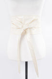 Tie Front Leather Belt  Style Ratio