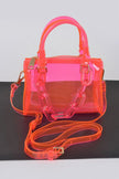 Transparent Mini Duffle Bag W/acrylic Chain  Style Ratio