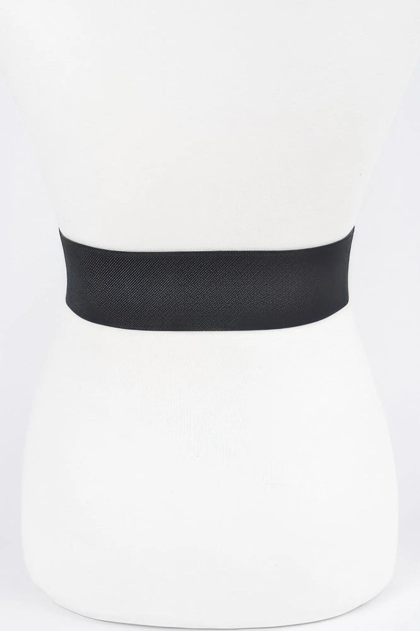 Triple O Ring Buckle Elastic Belt  Style Ratio