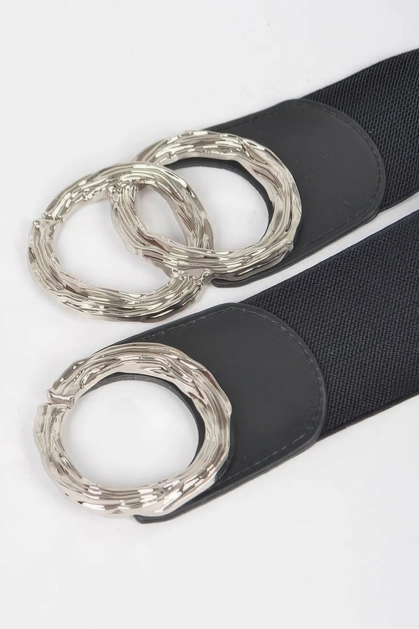 Triple O Ring Buckle Elastic Belt  Style Ratio
