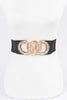 Triple O Ring Buckle Elastic Belt  Style Ratio
