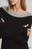 Umgee Layered Twofer Long Sleeve Top  Style Ratio