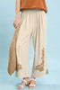 Umgee Linen Embroidered Wide-Leg Boho Pants  Style Ratio