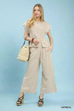 Umgee Pinstripe Wide Leg Pants  Style Ratio