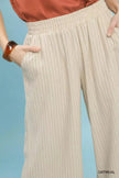 Umgee Pinstripe Wide Leg Pants  Style Ratio