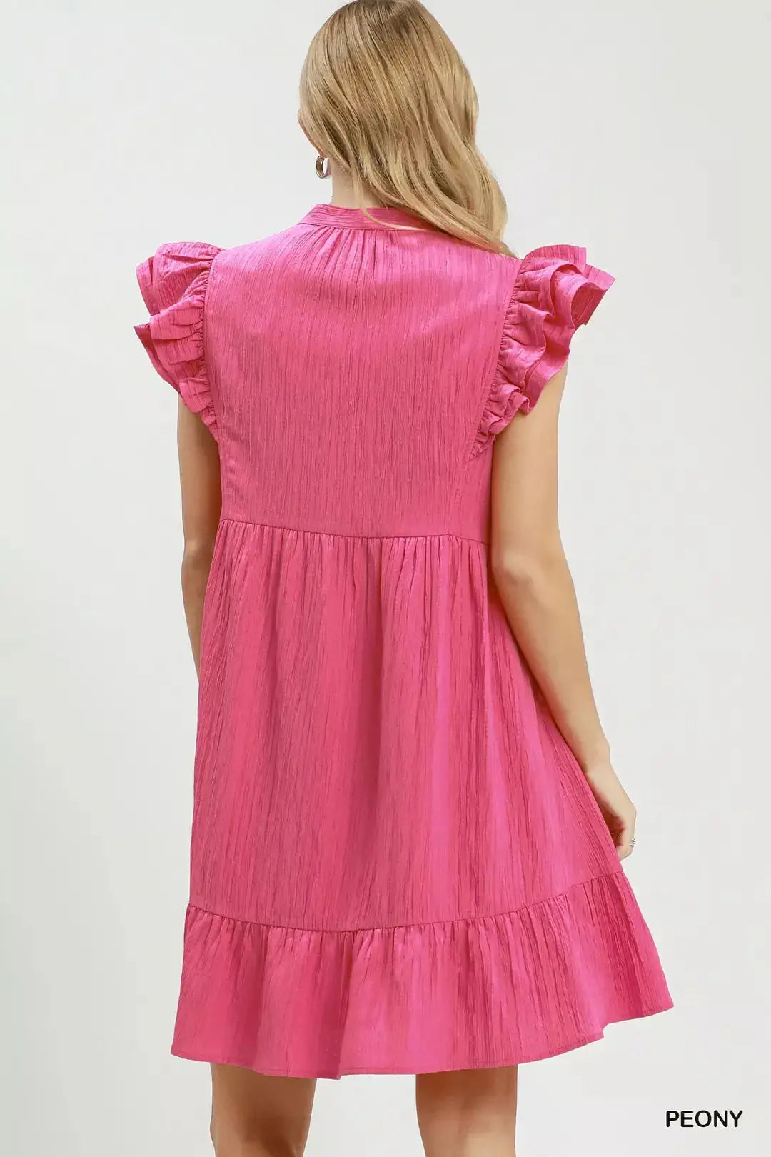 Umgee Ruffle Sleeve Babydoll Dress  Style Ratio
