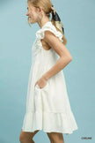 Umgee Ruffle Sleeve Babydoll Dress  Style Ratio