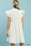 Umgee Ruffle Sleeve Babydoll Dress  Style Ratio