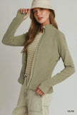 Umgee Soft Fleece Full Zip Jacket With Pockets  Style Ratio