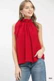 Umgee Tie-Neck Ruffle Halter Boho Top  Style Ratio