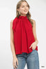 Umgee Tie-Neck Ruffle Halter Boho Top  Style Ratio