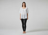 Unique Spectrum Solid Short Sleeve Blouse  Style Ratio