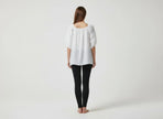 Unique Spectrum Solid Short Sleeve Blouse  Style Ratio