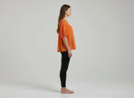 Unique Spectrum Solid Short Sleeve Blouse  Style Ratio