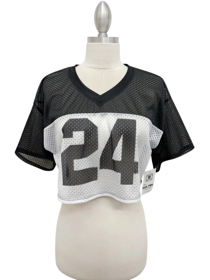 Varsity 24 Mesh Crop Jersey Top  Style Ratio