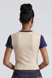 Varsity Renegade Lace-up Graphic Tee  Style Ratio