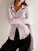 Versatile Long-sleeved Button up Shirt  Style Ratio