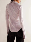 Versatile Long-sleeved Button up Shirt  Style Ratio