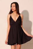 Washed Satin Crepe Cami Skater Dress  Style Ratio