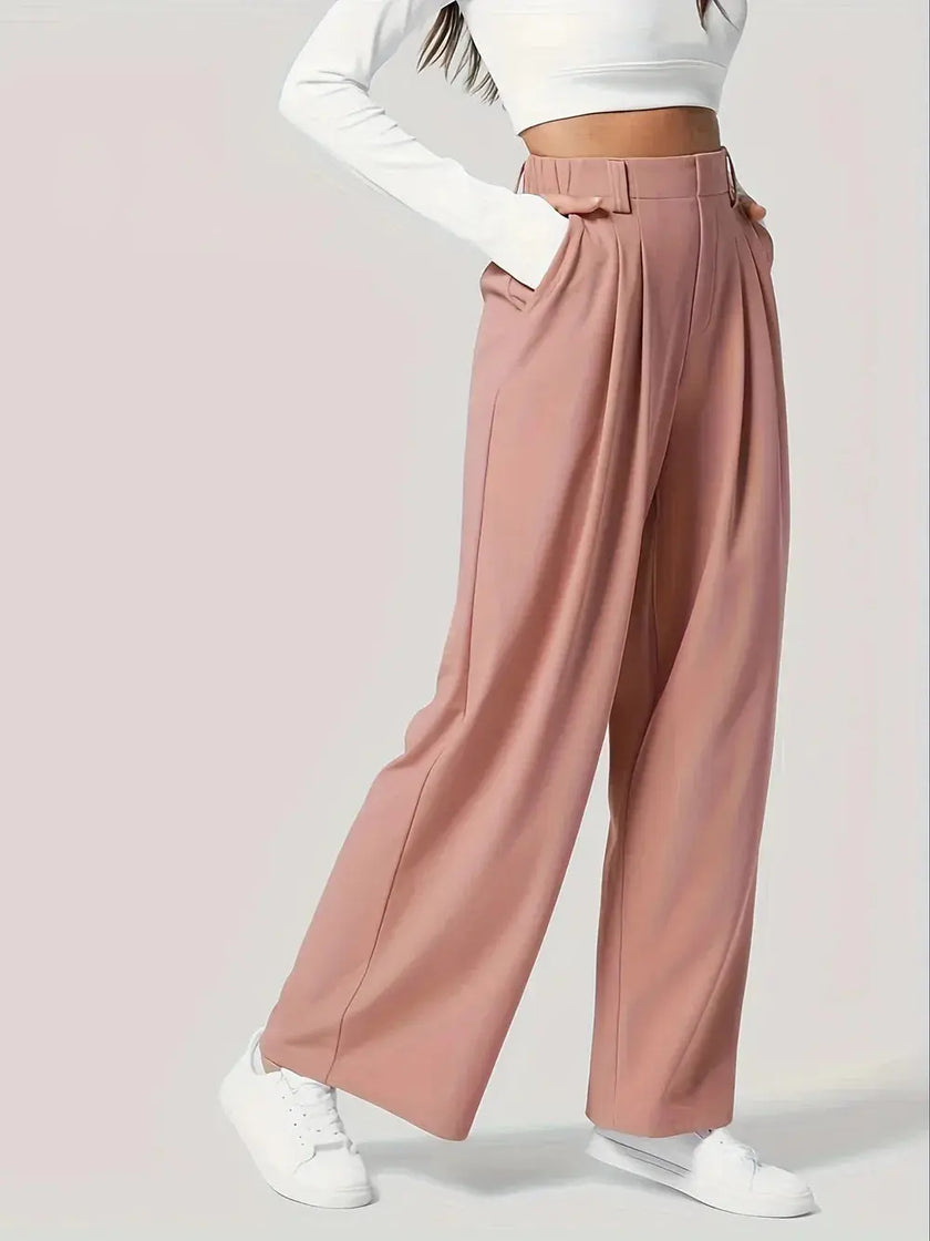 Wide Leg Pants with Pockets  Style Ratio