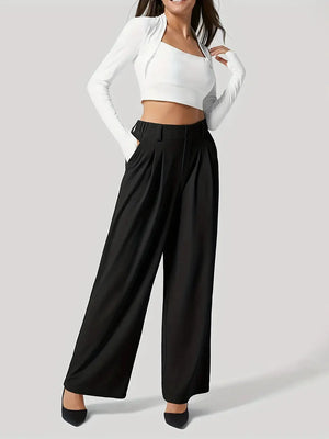 Wide Leg Pants with Pockets  Style Ratio