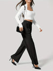 Wide Leg Pants with Pockets  Style Ratio