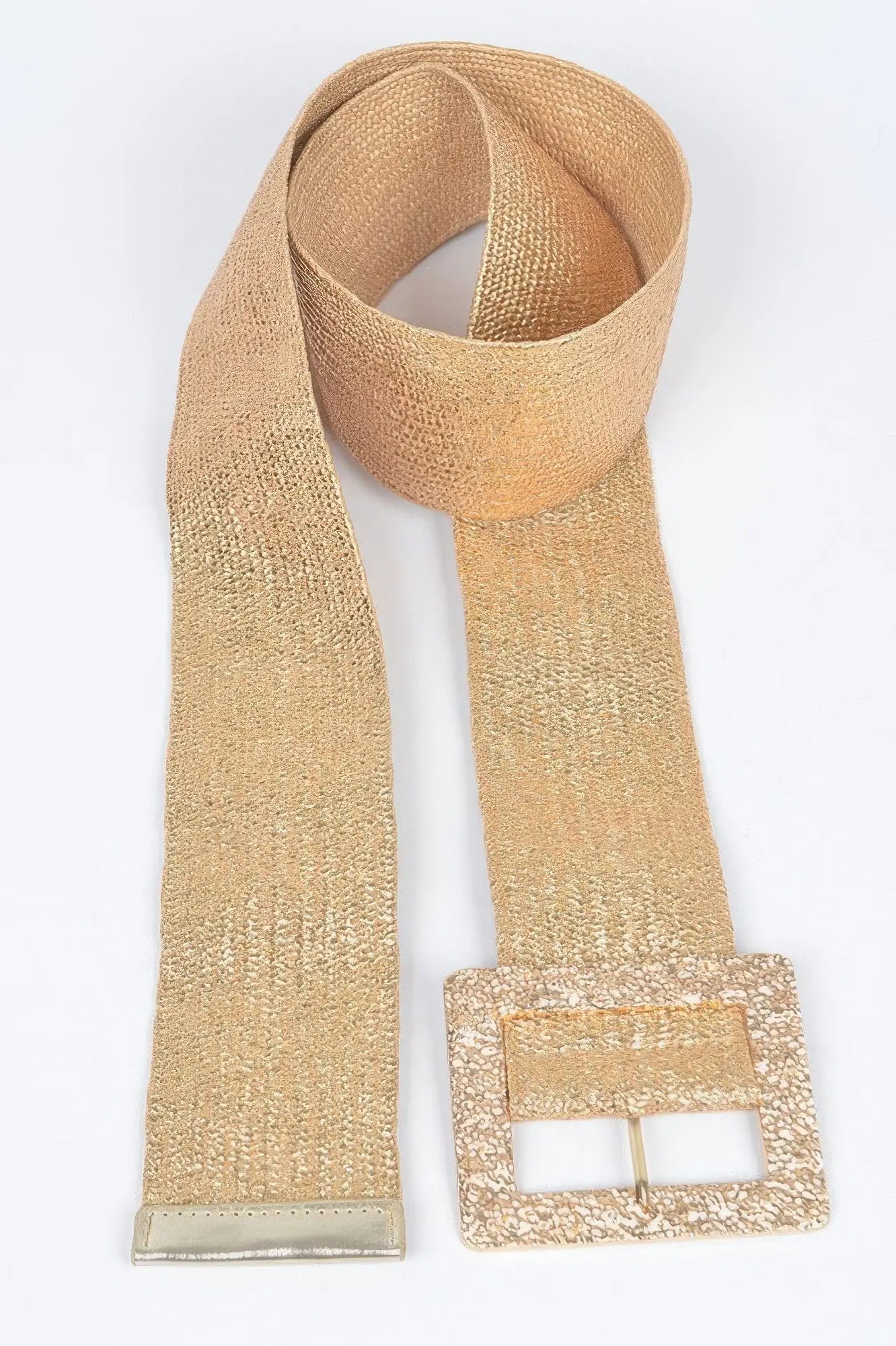 Wide Metal Buckle Plus Size Belt  Style Ratio