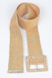 Wide Metal Buckle Plus Size Belt  Style Ratio