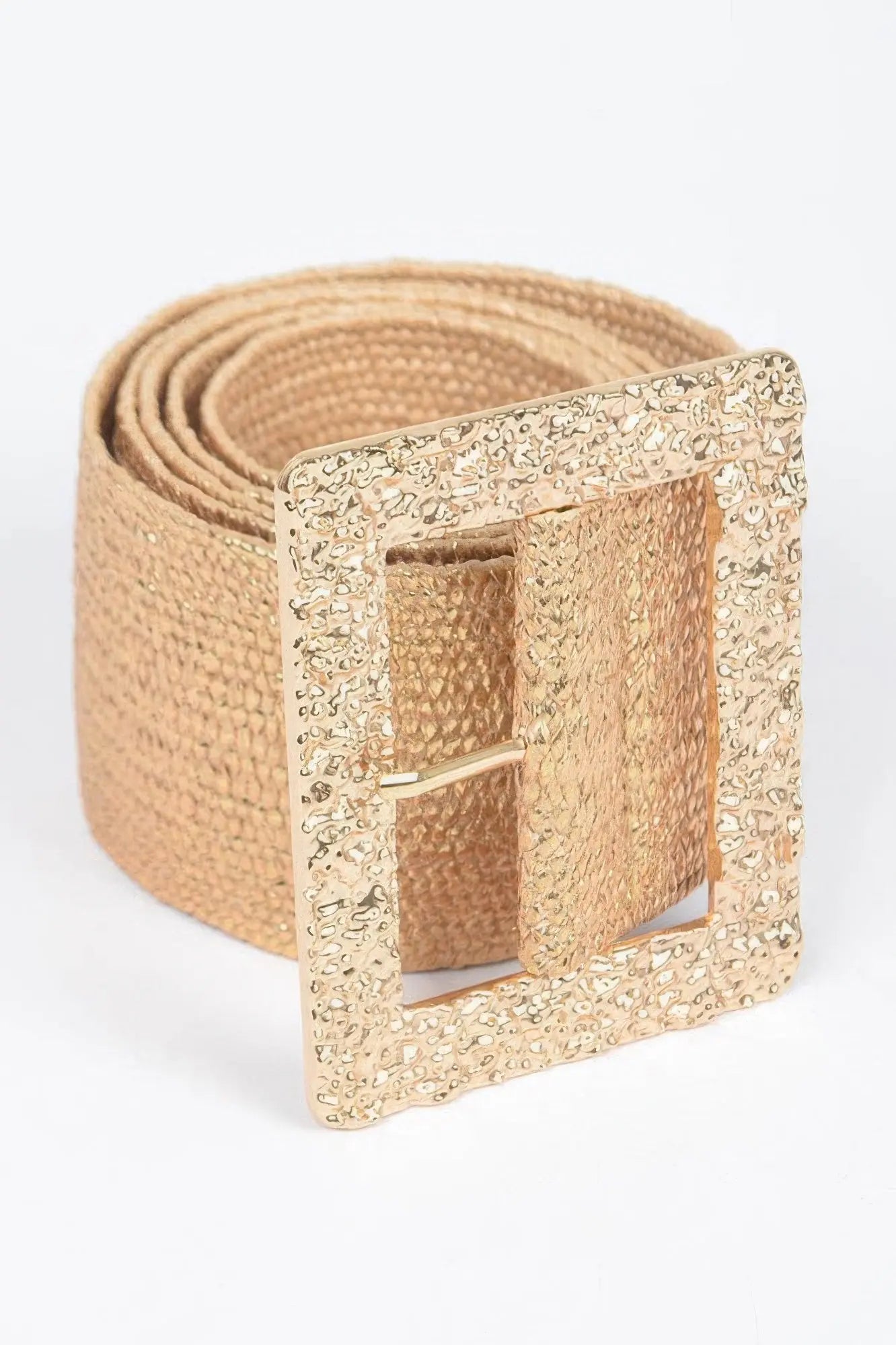 Wide Metal Buckle Plus Size Belt  Style Ratio