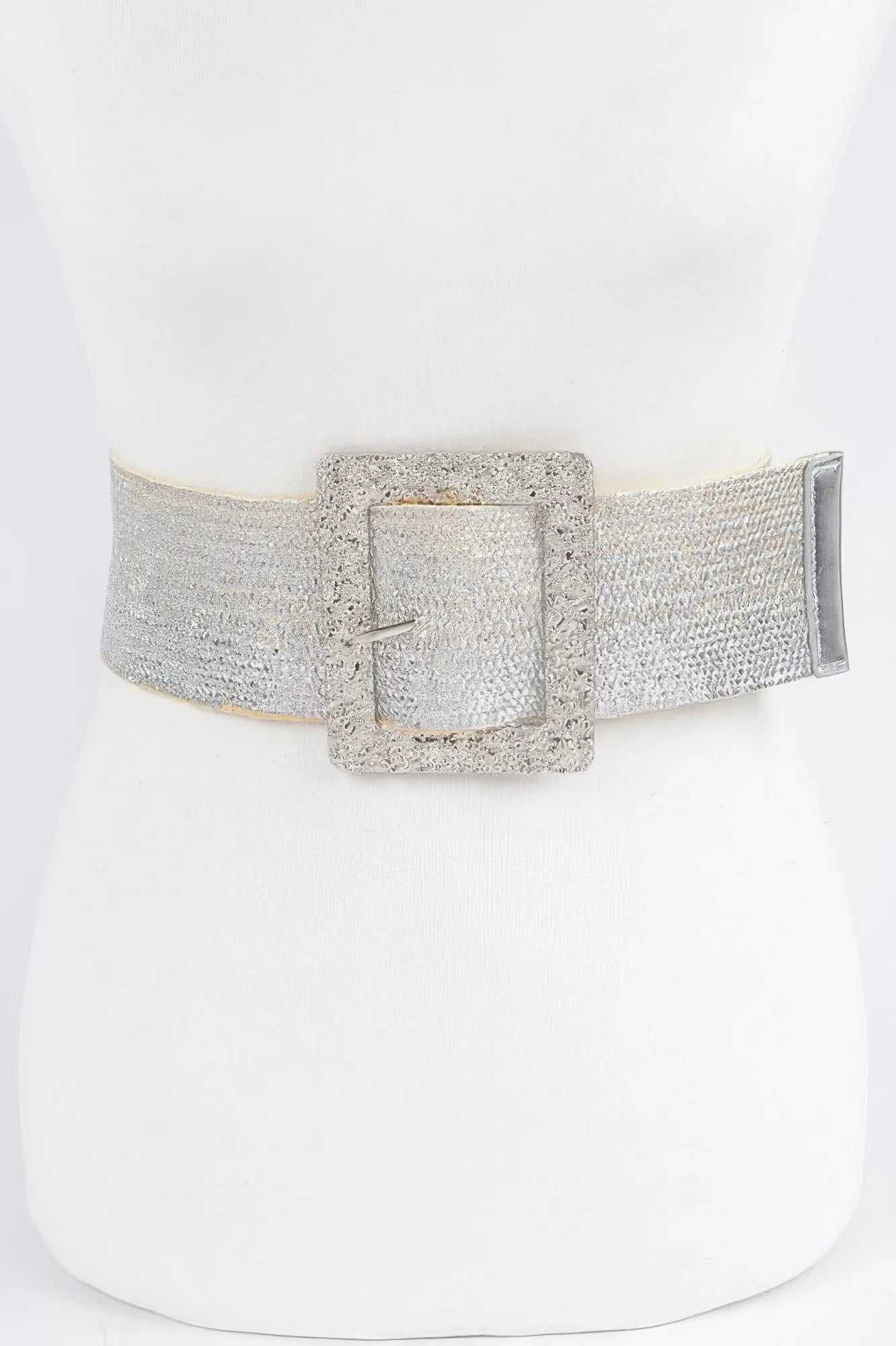 Wide Metal Buckle Plus Size Belt  Style Ratio
