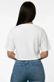 Women's Premium Short Sleeve Round Neck Basic Crop Top  Style Ratio