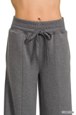Zenana Scuba Collared Short Sleeve Pullover & Center Seam Pants Set  Style Ratio