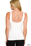 Zenana Seamless Tank Top With Built In Bra  Style Ratio