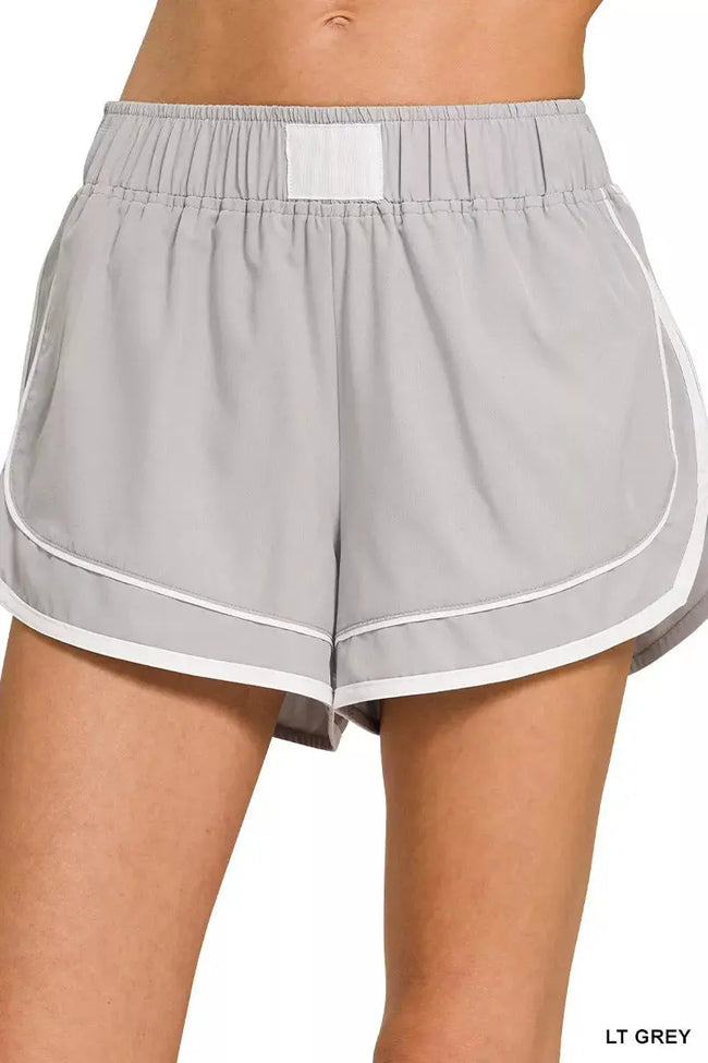 Zenana Soft Woven Lined Dolphin Shorts  Style Ratio