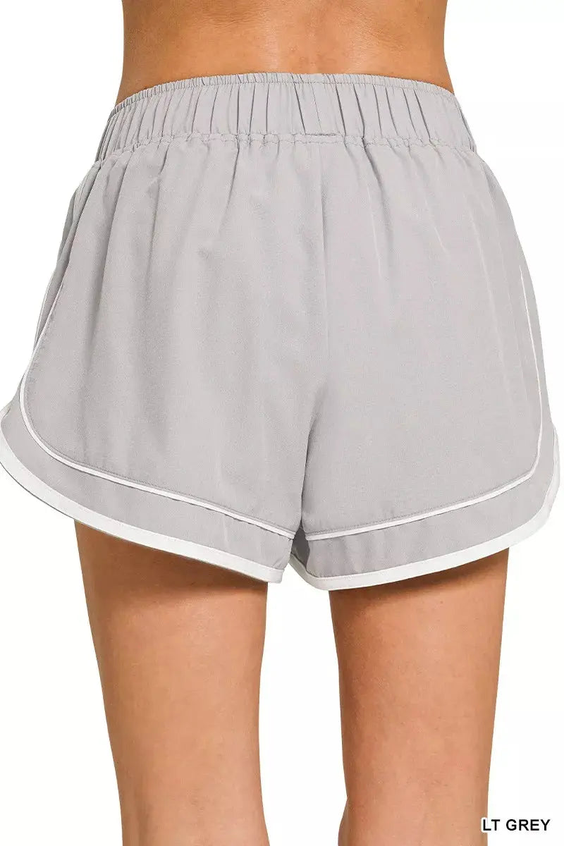 Zenana Soft Woven Lined Dolphin Shorts  Style Ratio