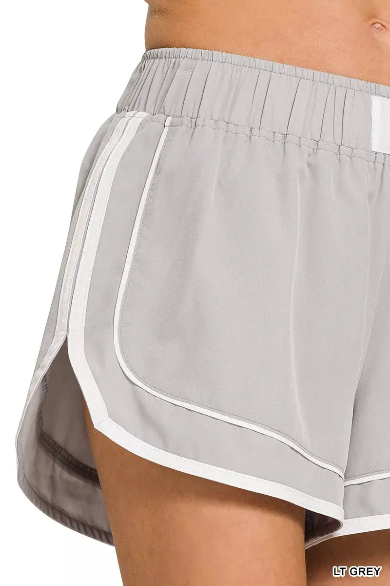 Zenana Soft Woven Lined Dolphin Shorts  Style Ratio