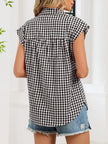 Gingham Button Down Short Sleeve Shirt  Style Ratio