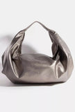 Fame Simple Faux Leather Hobo Handbag  Style Ratio
