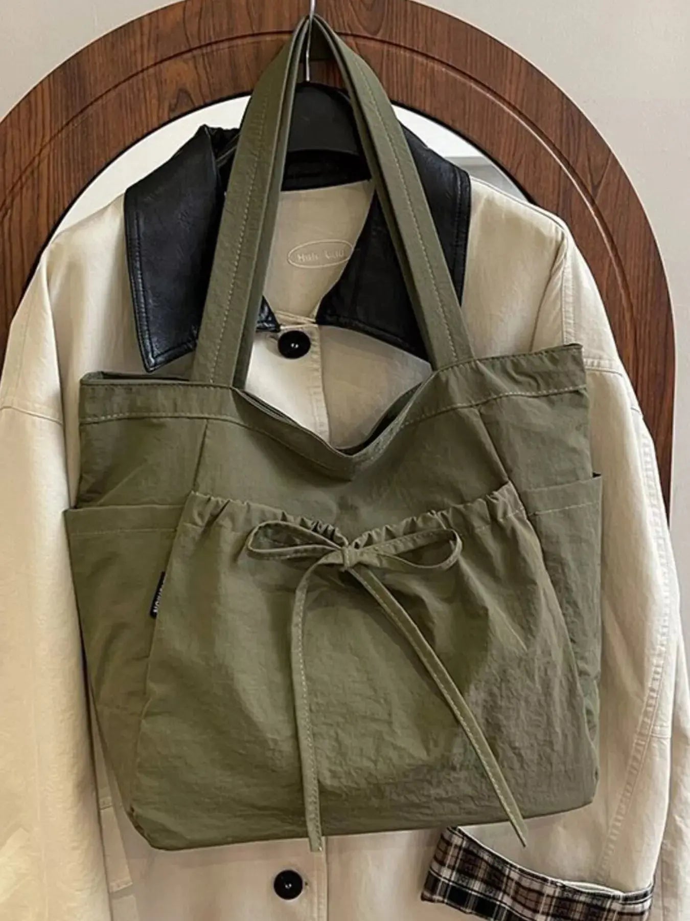Lightweight Bow Decor Handbag  Style Ratio