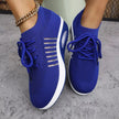 Breathable Mesh Lace Up Sneakers  Style Ratio