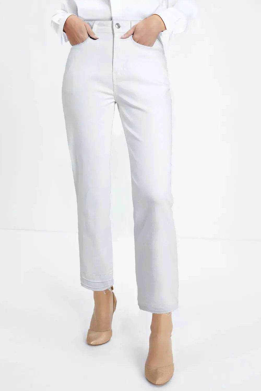 High-Waisted Straight Leg Jeans  Style Ratio