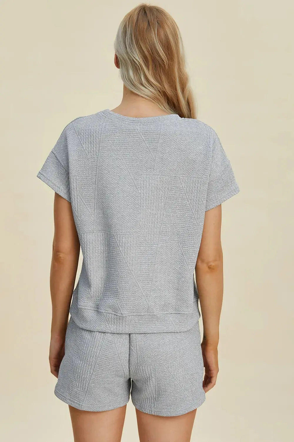 Double Take Short Sleeve Top and Shorts Set  Style Ratio