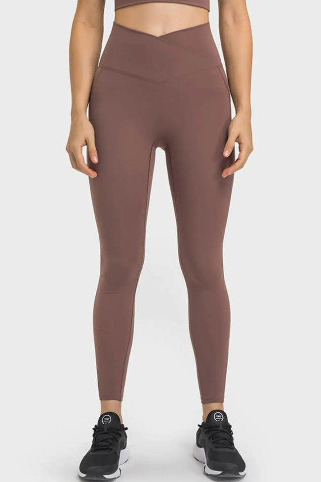 Millennia V-Waist Yoga Leggings with Pockets  Style Ratio