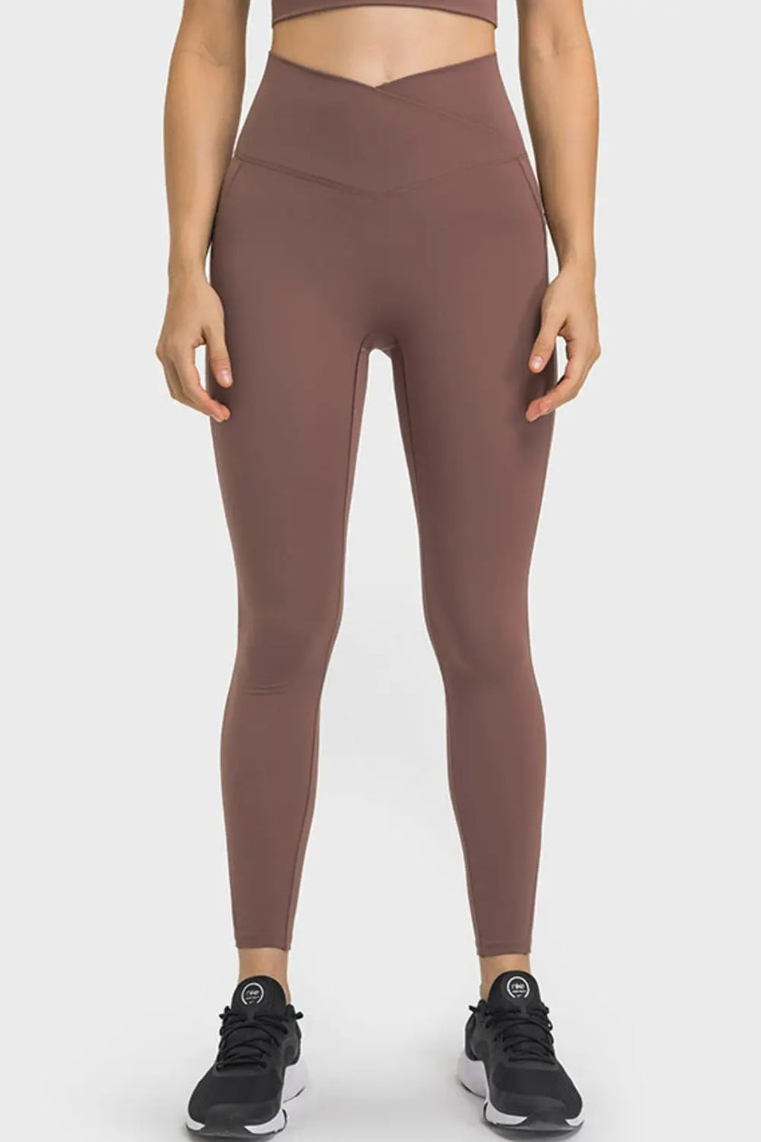 Millennia V-Waist Yoga Leggings with Pockets  Style Ratio
