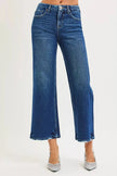 RISEN Tummy Control 4 Way Stretch High Rise Crop Wide Leg Jeans  Style Ratio