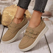 Buckle Accent Casual Loafers  Style Ratio