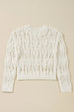 Hollow Out Long Sleeve Sweater  Style Ratio