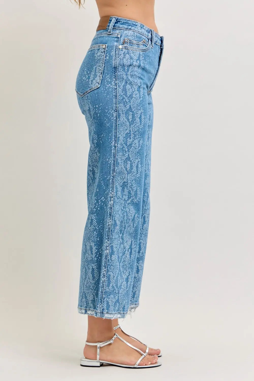 Judy Blue High Rise Ankle Wide Leg Jeans - Style Ratio