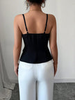 Button-Front Fitted Cami  Style Ratio