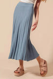 SO ME  A Line Knitted Sweater Midi Length Skirt  Style Ratio